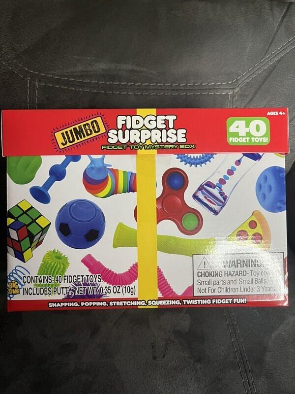 Jumbo Fidget Surprise toy lot 40 toys NEW-