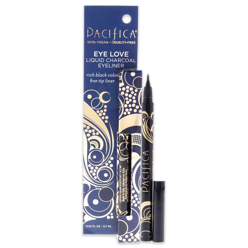 Eye Love Liquid Charcoal Eyeliner – Rich Black fine tip linerby – 0.02 oz