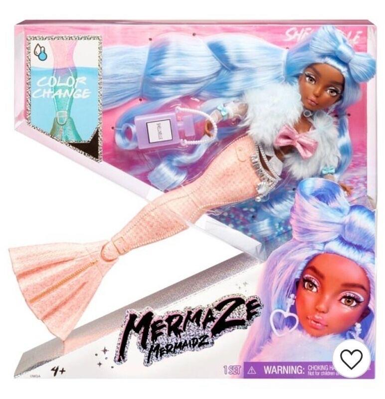 Mermaze Mermaidz Color Change Shellnelle Mermaid Fashion Doll with Accessories