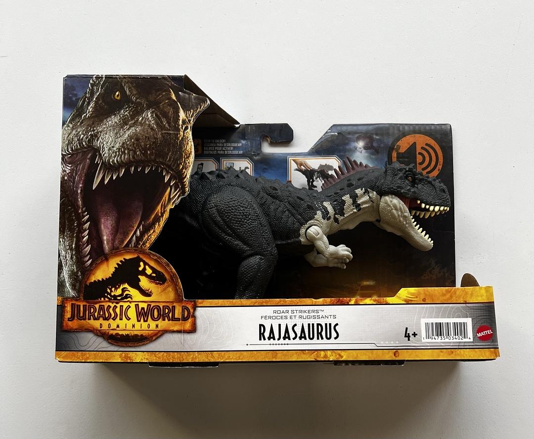 RAJASAURUS Jurassic World Park Dominion NEW action figure roar strikers