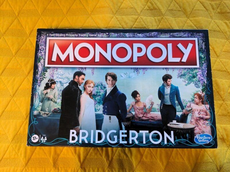 Monopoly Bridgerton Edition Board Game-Hasbro-Netflix