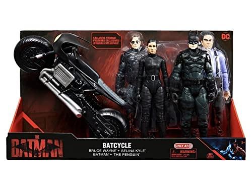 The Batman batcycle 4 Figure Set