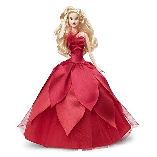 Barbie Signature 2022 Holiday Doll (Blonde Hair), 6 Years and Up, HBY03